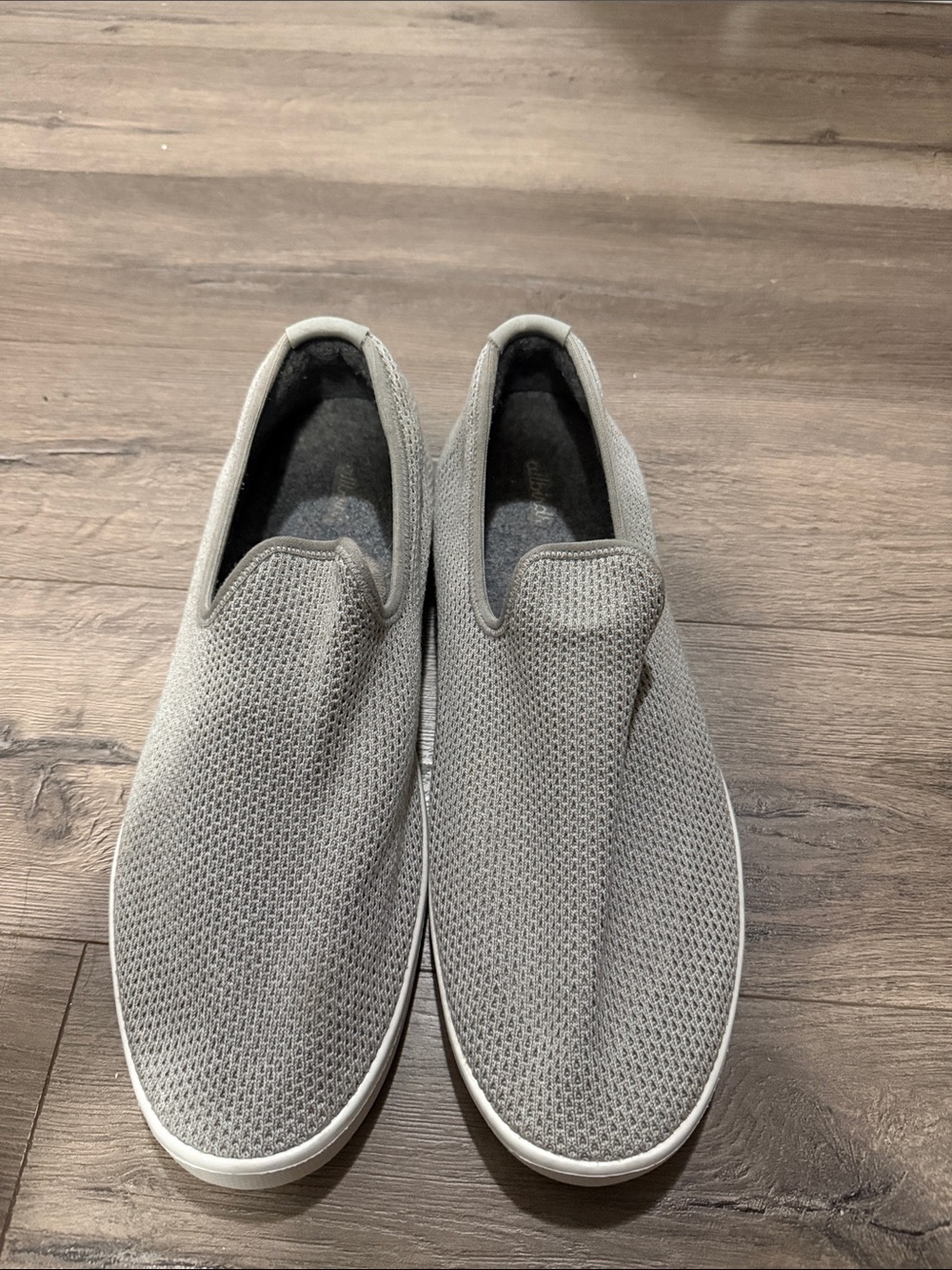 allbirds Men's Slip-On Loafers in Light Gray